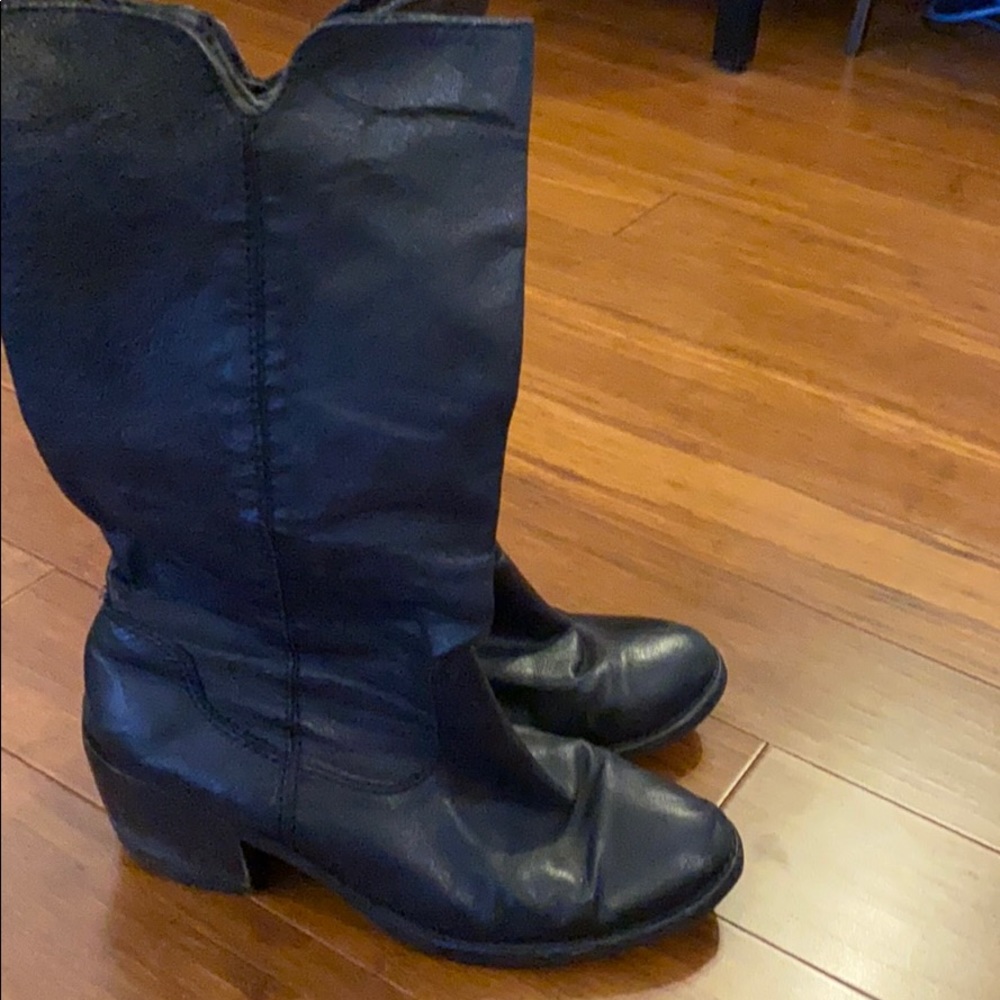 Steve Madden Black Boots